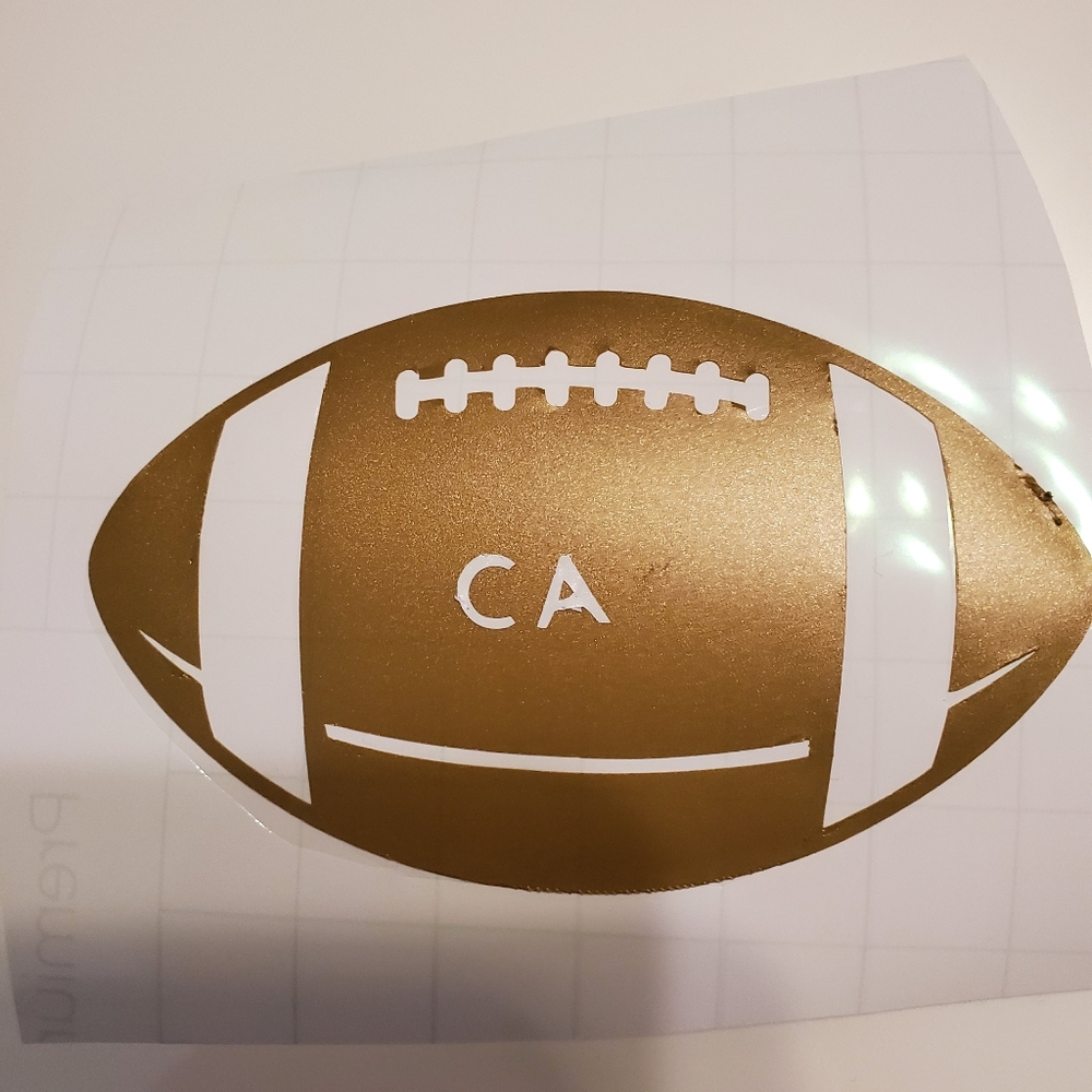 Football decall
